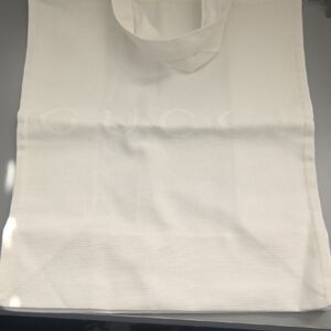 Gucci Large White Fabric Gift Bag NEW